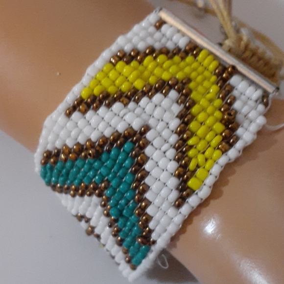 VTG Hand Crochet Seed Beads - Picture 4 of 4